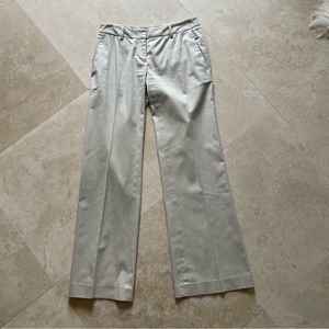 Ann Taylor Loft Cream Trousers. Free shipping